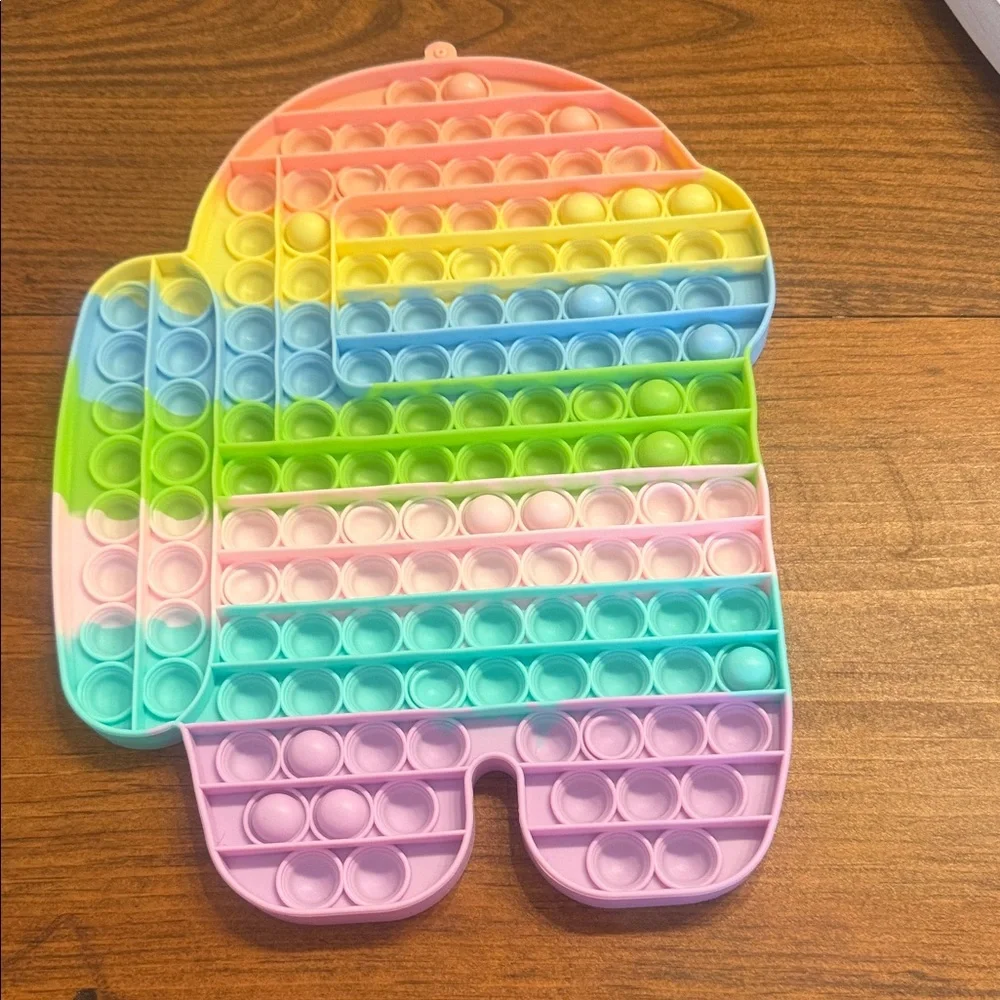 Colorful Character Pop It Sensory Toy - Picture 2 of 2